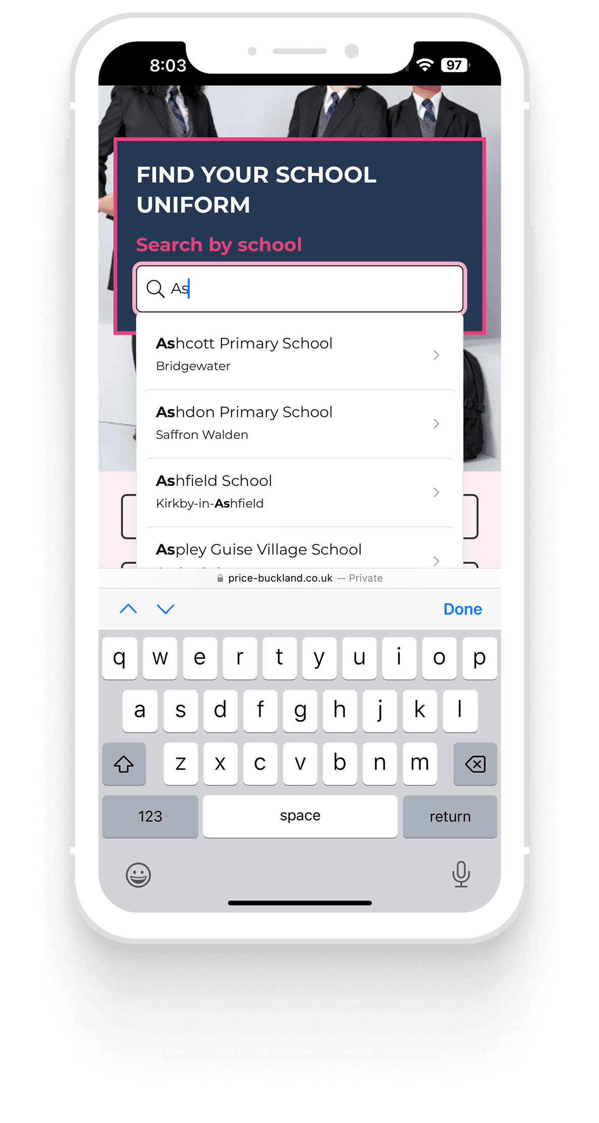 Price & Buckland Search